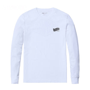 SIMWOOD Long Sleeved T-Shirt Men Fashion autumn New Tops Letter O-neck Tshirt Casual Streetwear 100% cotton 2019 Tees  180482