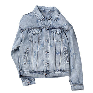 SIMWOOD 2019 New autumn Denim Jackets Men Casual Frayed Brand Clothing Male Fashion Slim Jeans Outerwear Plus Size Coats 190053