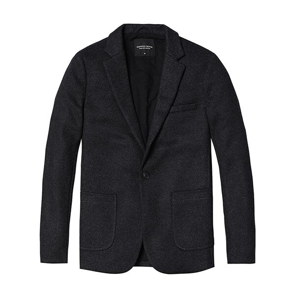 SIMWOOD 2019 Autumn Winter New Blazers Men  Smart Casual Suits Woolen Coats Fashion Slim Jacket High Quality Plus Size XZ017008