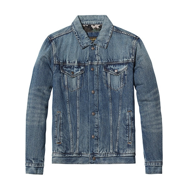 SIMWOOD 2019 New Spring  Mens Denim Jackets Brand Clothing Man's Slim Male Fashion Jeans Outerwear Plus Size Coats  NK017008