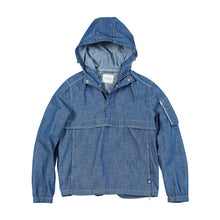 Load image into Gallery viewer, SIMWOOD 2019 Autumn New Half-zip Pullover Jacket Men Fashion Hoodie Denim Like Hooded Coats High Quality Jackets 190357