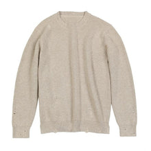 Load image into Gallery viewer, SIMWOOD 2019 Autumn Winter new Distressed Pullover Sweater Men Ripped hole warm knitwear plus size casual sweaters SI980566