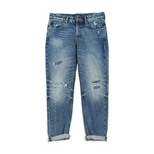 Load image into Gallery viewer, SIMWOOD 2019 autumn winter ripped jeans men patchwork streetwear denim trousers high quality  slim fit hole jean 190404