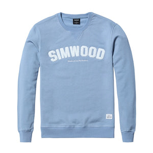 SIMWOOD New Casual Cotton Hoodies Men Winter Fashion Pullovers Hip Hop Streetwear Letter Embroidered Brand Clothing 180494
