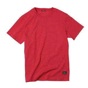 SIMWOOD 2019 Summer New T-Shirt Men 100% Cotton Solid Color Casual t shirt Basics O-neck High Quality Plus Size Male Tee 190004